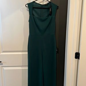 Lulus emerald green jumpsuit